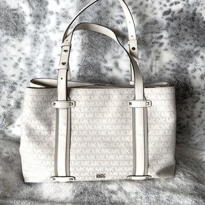 Michael Kors Griffin Large Logo Jacquard Tote Bag
